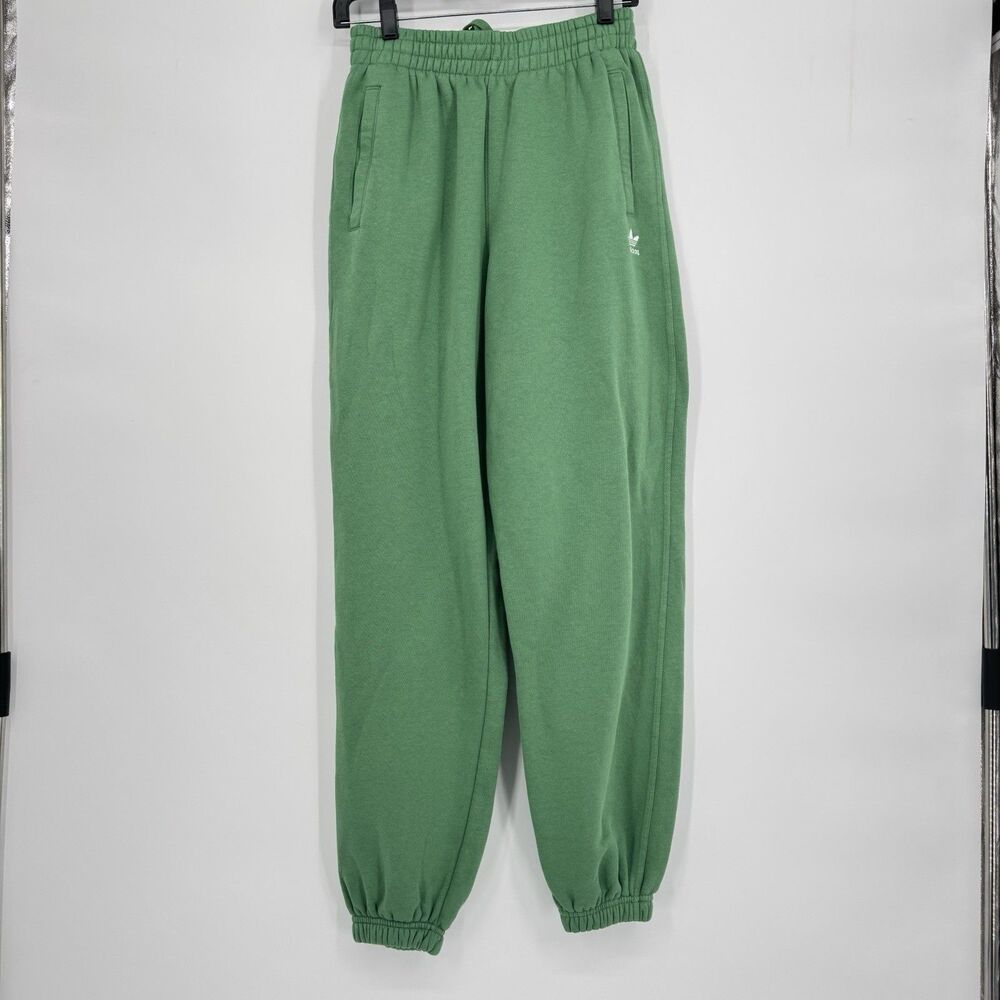 Adidas Loungewear Green Fleece Comfy Joggers Small